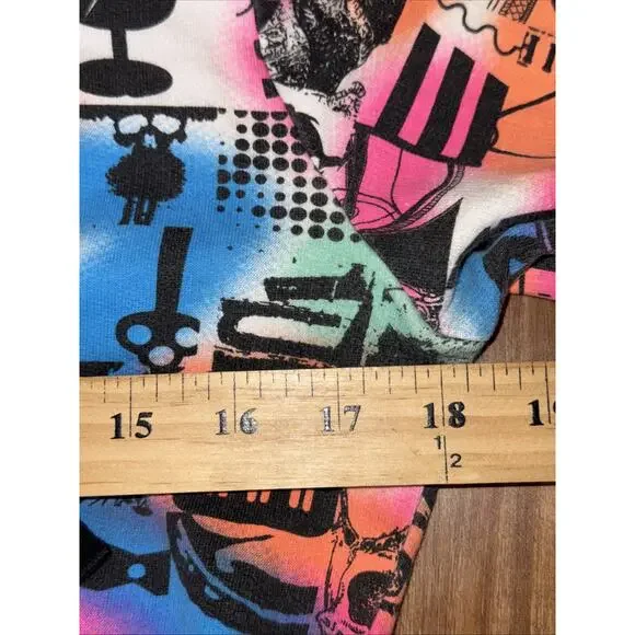 LA Kitty Womens Full Zip Graphic Hoodie Zip Sweatshirt Graphic Small - Picture 5 of 6